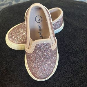 Cat and Jack - Glitter Slip-Ons - Size 5 Toddler